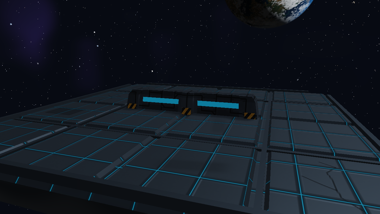 Production render of a long two-cell fabricated barrier.