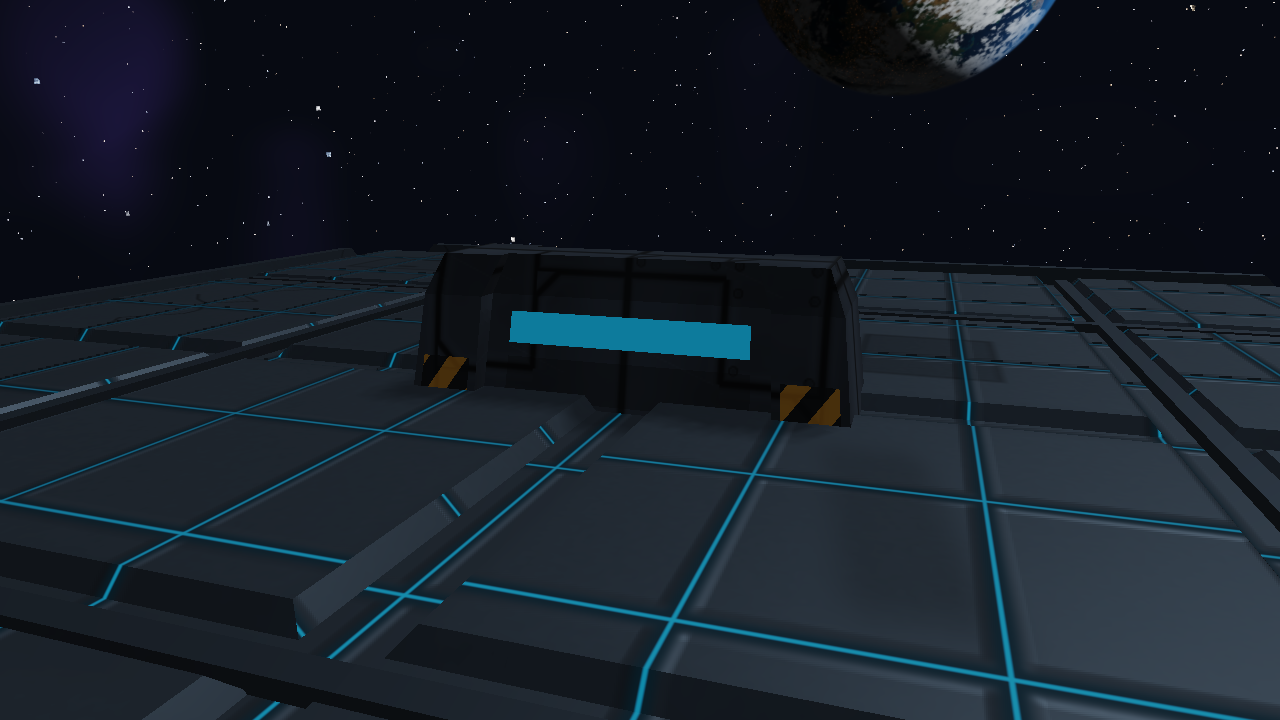 Production render of a short one-cell fabricated barrier.