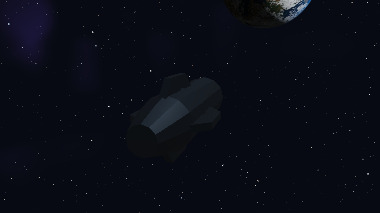 Three-quarter production render of a guided ordnance round with guidance head, motor and fins.