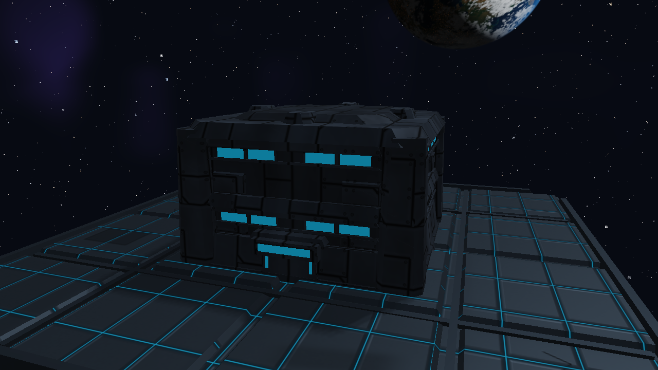 Production render of a sealed two-level flat-roof Hab block.