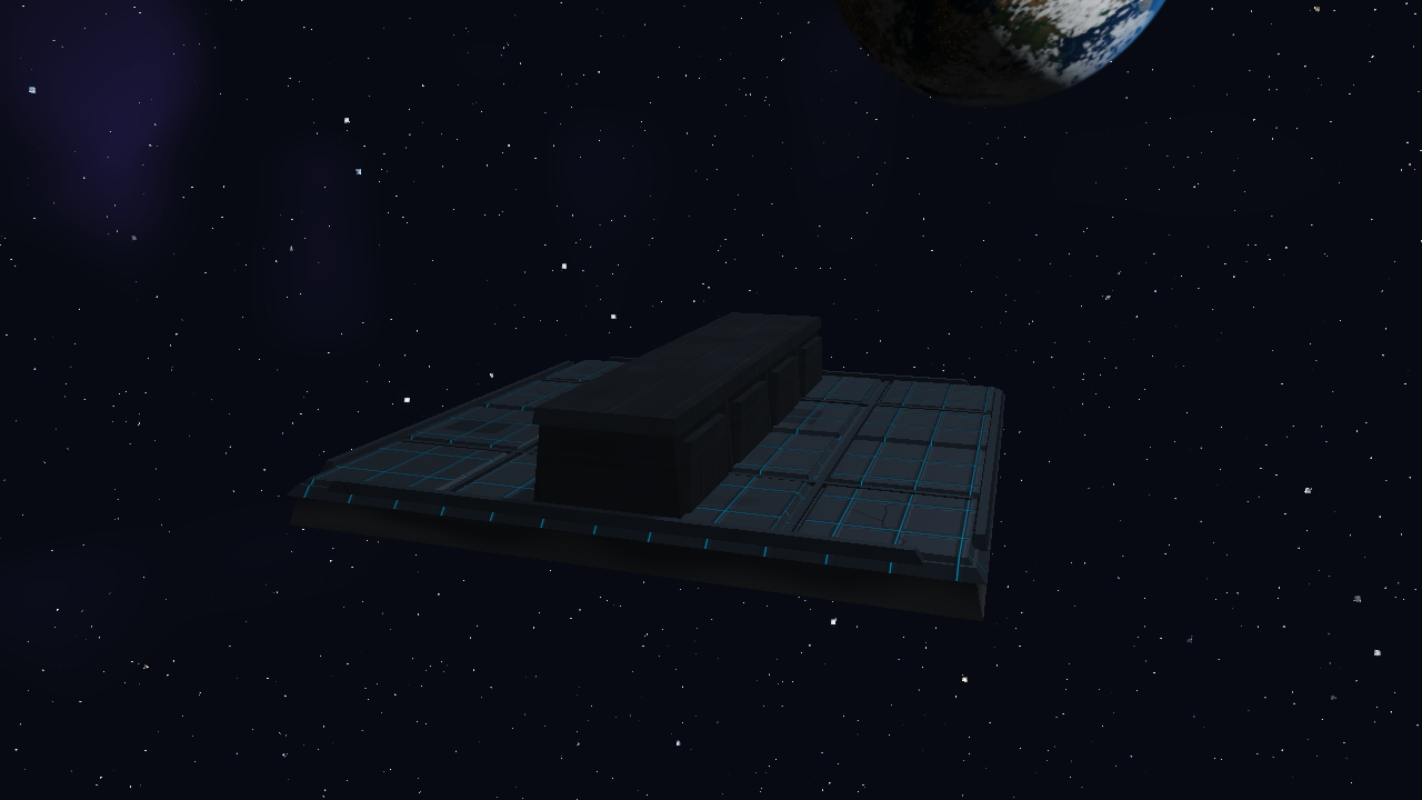 Production render of a reinforced platform boundary bulkhead.