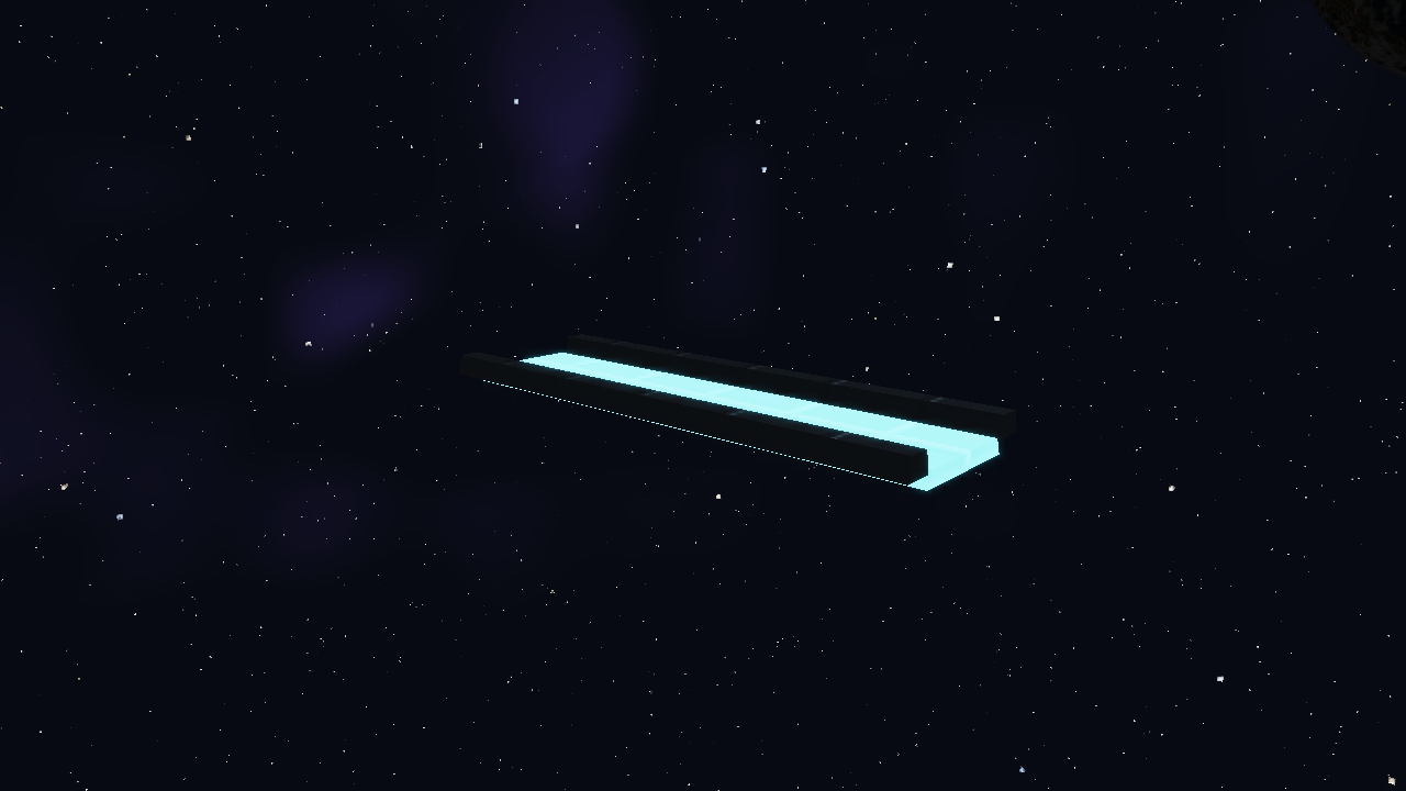 Production render of an armoured power conduit with a luminous transmission channel.